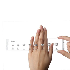 GemTrue Diamond Selector - BULK PACK! Visual Diamond Size and Shape Kit DK110-1008-3