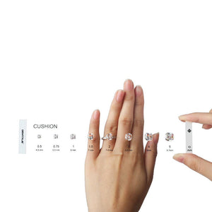 GemTrue Diamond Selector - BULK PACK! Visual Diamond Size and Shape Kit DK110-1008-3