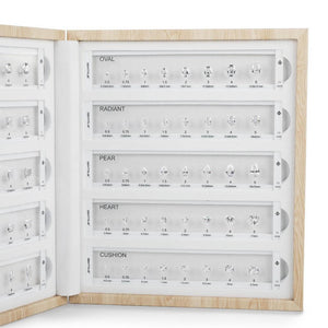 GemTrue Diamond Selector - BULK PACK! Visual Diamond Size and Shape Kit DK110-1008-3