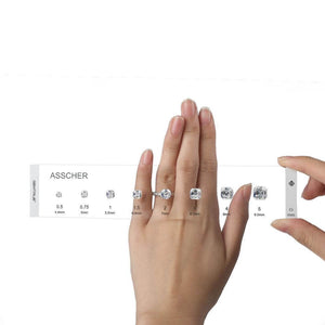 GemTrue Diamond Selector - BULK PACK! Visual Diamond Size and Shape Kit DK110-1008-3