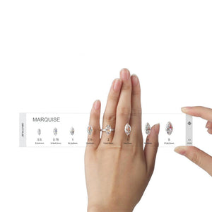 GemTrue Diamond Selector - BULK PACK! Visual Diamond Size and Shape Kit DK110-1008-3