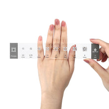 Load image into Gallery viewer, Premium Magnetic Diamond Selector – Visual Diamond Size &amp; Shape Kit DK110-5
