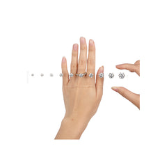 Load image into Gallery viewer, GemTrue Magnetic Ring Builder Set - Yellow &amp; White Gold Finish | DK111-LGS
