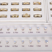 Load image into Gallery viewer, GemTrue Magnetic Ring Builder Set - Yellow &amp; White Gold Finish | DK111-LGS
