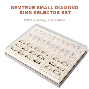 GemTrue Small Diamond Ring Selector Set
