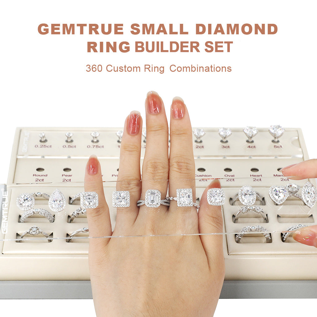 GemTrue Small Diamond Ring Builder Set – 360 Ring Combinations DK111-S