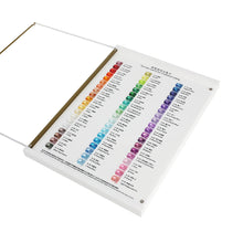 Load image into Gallery viewer, CZ Colour Card for Crushed Ice Cut 60 Colours DK113-B
