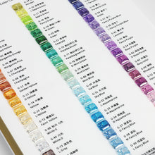 Load image into Gallery viewer, CZ Colour Card for Crushed Ice Cut 60 Colours DK113-B
