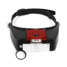 Load image into Gallery viewer, DK15001 - Hands free multifunctional head magnifying loupe with light
