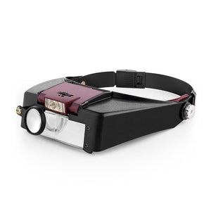 DK15001 - Hands free multifunctional head magnifying loupe with light