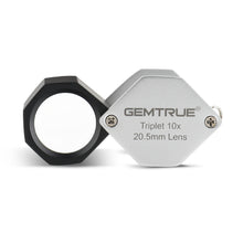 Load image into Gallery viewer, DK16001 - Diamond Loupe Triplet 20.5mm 10x Silver &amp; Black
