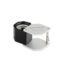 Load image into Gallery viewer, DK16001 - Diamond Loupe Triplet 20.5mm 10x Silver &amp; Black

