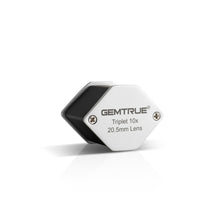 Load image into Gallery viewer, DK16001 - Diamond Loupe Triplet 20.5mm 10x Silver &amp; Black

