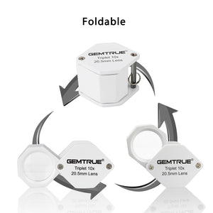 DK16004 - Diamond Loupe Triplet 20.5mm 10x Pearl