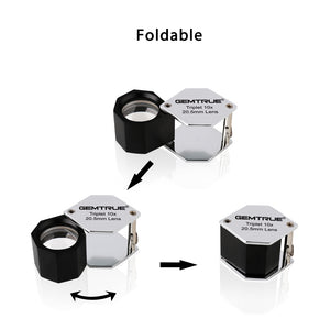 DK16009 - Diamond Loupe Triplet 20.5mm 10x Satin