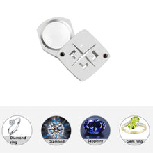 Load image into Gallery viewer, DK16010-B- Customizable Diamond Loupe Triplet 20.5mm 10x Black &amp; Satin
