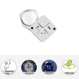 DK16010-B- Customizable Diamond Loupe Triplet 20.5mm 10x Black & Satin