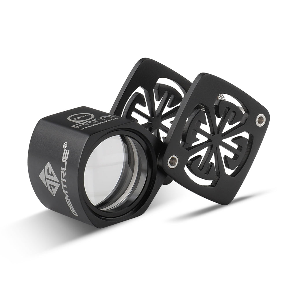 DK16011 - Customizable Diamond Loupe Triplet 10x 20.5mm Lens - Black