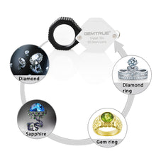 Load image into Gallery viewer, DK18001 - Diamond Loupe 20.5mm 10x Triplet Loupes with Rubber-grip Silver &amp; Black
