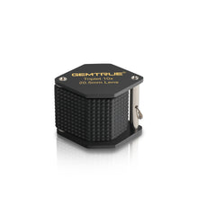 Load image into Gallery viewer, DK18002 - Diamond Loupe 20.5mm 10x Triplet Loupes with Rubber-grip Black
