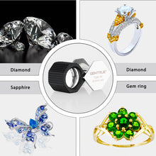 Load image into Gallery viewer, DK18008 - Diamond Loupe 20.5mm 10x Triplet Loupes with Rubber-grip Chrome
