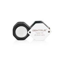 Load image into Gallery viewer, DK18008 - Diamond Loupe 20.5mm 10x Triplet Loupes with Rubber-grip Chrome
