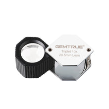 Load image into Gallery viewer, DK18008 - Diamond Loupe 20.5mm 10x Triplet Loupes with Rubber-grip Chrome
