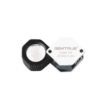 Load image into Gallery viewer, DK18008 - Diamond Loupe 20.5mm 10x Triplet Loupes with Rubber-grip Chrome
