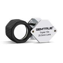 Load image into Gallery viewer, DK18009 - Diamond Loupe 20.5mm 10x Triplet Loupes with Rubber-grip Satin
