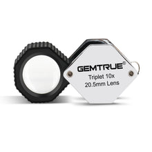 Load image into Gallery viewer, DK18009 - Diamond Loupe 20.5mm 10x Triplet Loupes with Rubber-grip Satin
