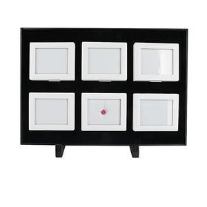 Large Self-Stand Diamond Display Box Tray Set – 6-Piece for Elegant Jewelry Presentation DK21624L-6