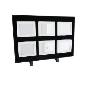 Large Self-Stand Diamond Display Box Tray Set – 6-Piece for Elegant Jewelry Presentation DK21624L-6