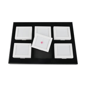 Large Self-Stand Diamond Display Box Tray Set – 6-Piece for Elegant Jewelry Presentation DK21624L-6