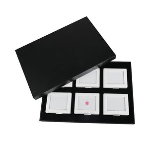 Large Self-Stand Diamond Display Box Tray Set – 6-Piece for Elegant Jewelry Presentation DK21624L-6