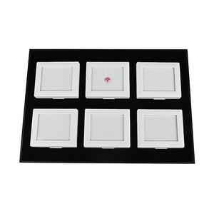 Large Self-Stand Diamond Display Box Tray Set – 6-Piece for Elegant Jewelry Presentation DK21624L-6