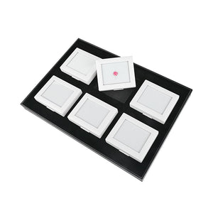 Large Self-Stand Diamond Display Box Tray Set – 6-Piece for Elegant Jewelry Presentation DK21624L-6
