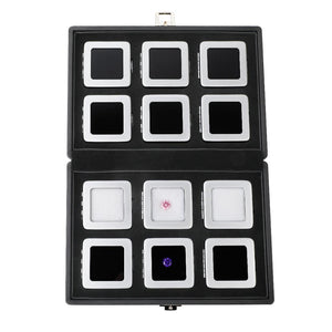 DK21659-12N - GemTrue Diamond Display Box with Lockable Case