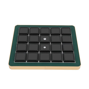 Deluxe Diamond Display Box Set with Gold Frame – 20 Boxes, Reversible Cushions DK21663-20G