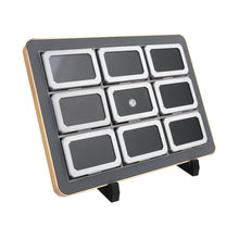 Load image into Gallery viewer, Deluxe Diamond Display Box Set | Premium Jewelry Organizer with Gold Frame DK21665-9G
