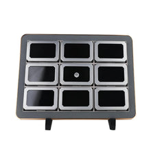 Load image into Gallery viewer, Deluxe Diamond Display Box Set | Premium Jewelry Organizer with Gold Frame DK21665-9G
