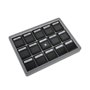 Diamond Display Box with logo inter-changeable stone details card DK21671-15G
