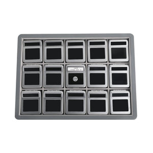 Diamond Display Box with logo inter-changeable stone details card DK21671-15G