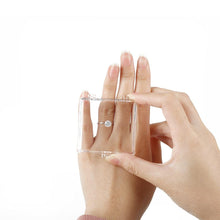 Load image into Gallery viewer, Clear Gemstone Box with Sticky Gel Pad DK21674
