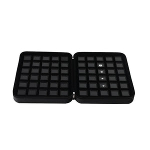 Gem Display Boxes in a Luxury Leather Zip Case DK21675-60