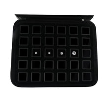 Load image into Gallery viewer, Gem Display Boxes in a Luxury Leather Zip Case DK21675-60
