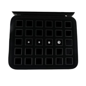 Gem Display Boxes in a Luxury Leather Zip Case DK21675-60