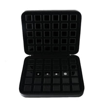 Load image into Gallery viewer, Gem Display Boxes in a Luxury Leather Zip Case DK21675-60
