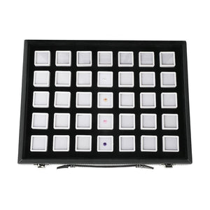 Gem Display Boxes in a Luxurious Lockable Carry Case DK21675-70