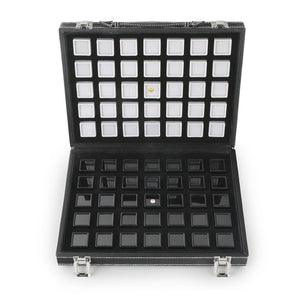 Gem Display Boxes in a Luxurious Lockable Carry Case DK21675-70