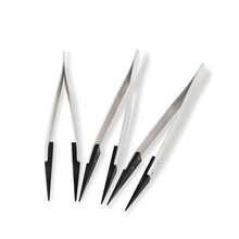 Load image into Gallery viewer, DK2504 - Plastic Tip Diamond Tweezers - Precision Tools for Jewelers
